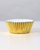 BC811- BAKING CASE SIDE - Matallic Gold Baking Cases - Cupcake (1)
